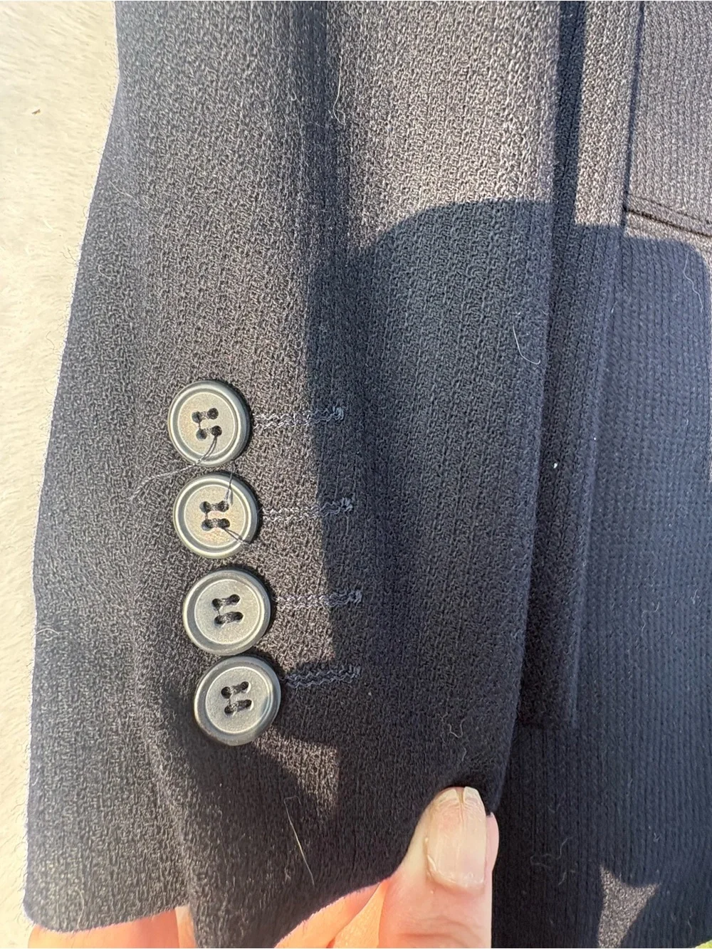 Loriano Collection Men’s 46R Black 100% Wool 3 Button Blazer Sport Coat